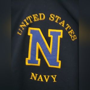 Grunt Apparel United States Navy Pullover blue hoodie Men's Size 4XL
